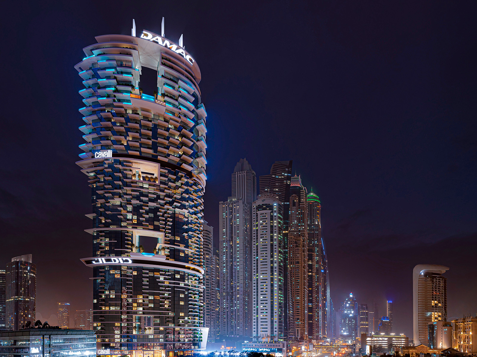Cavalli Tower — Detail view